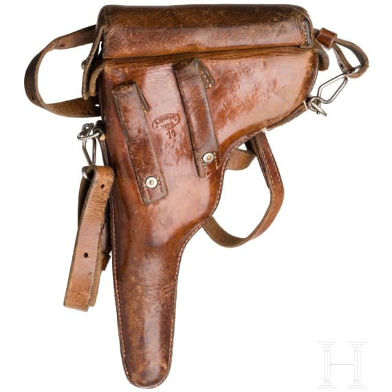 Parabellum Mod. 1906/24, W + F, mit Futteral