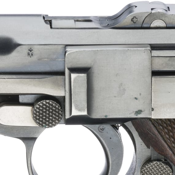 Parabellum Mod. 1906/24, W + F, mit Futteral
