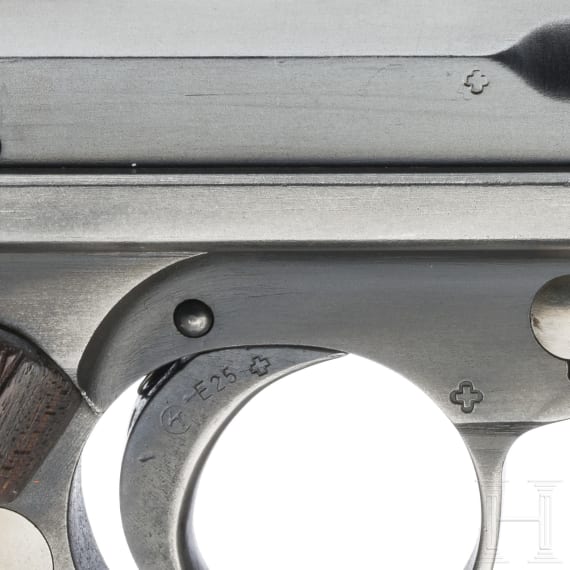 Parabellum Mod. 1906/24, W + F, mit Futteral