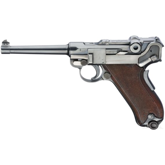 Parabellum Mod. 1906/24, W + F, mit Futteral