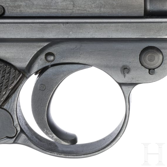 A Luger pistol Mod. 06/29 by W + F, with holster, Swiss ordnance