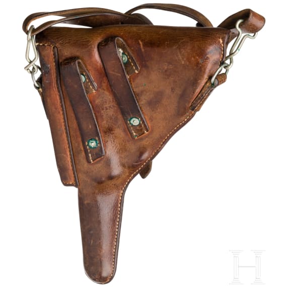A Luger pistol Mod. 06/29 by W + F, with holster, Swiss ordnance