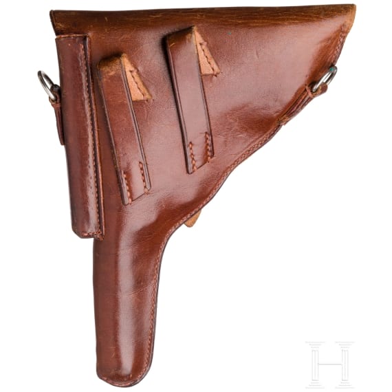 A Luger pistol Mod. 06/29 by W + F, with holster, Swiss ordnance