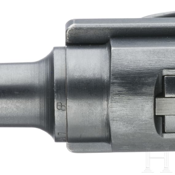 A Luger pistol Mod. 06/29 by W + F, with holster, Swiss ordnance