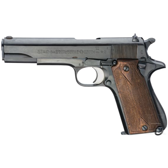 Star Mod. B, with shoulder stock, Bulgarian contract