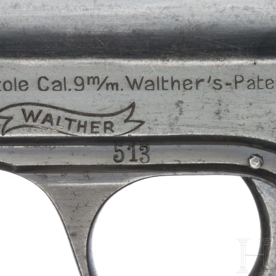 A Walther Mod. 6, rural police ("Landgendarmerie"), with holster