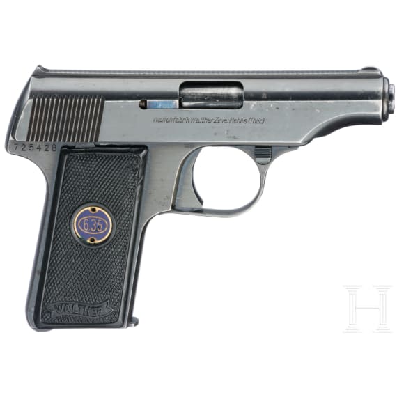 A Walther Mod. 8, Reichswehr shooting price 1933, with holster