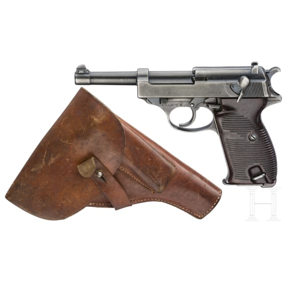 A Walther P 38, Code "ac - 43", with holster
