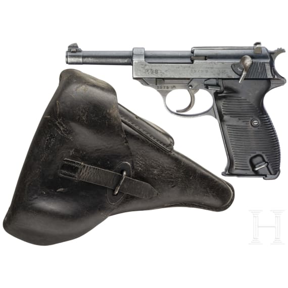 Walther P 38, Code "ac - 45", fnh-Lauf, mit Koffertasche