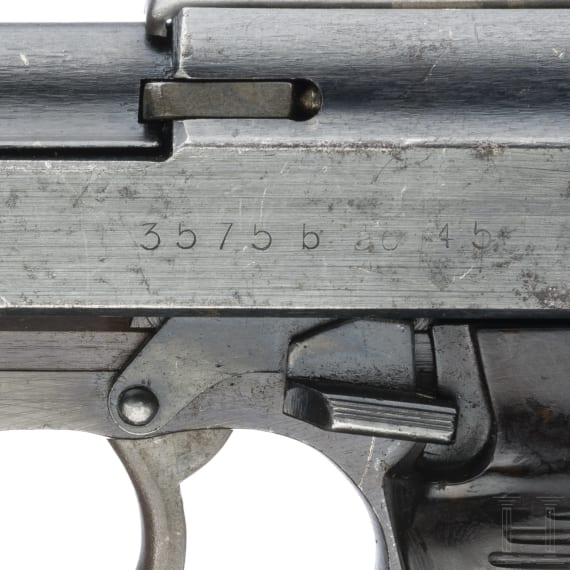 Walther P 38, Code "ac - 45", fnh-Lauf, mit Koffertasche