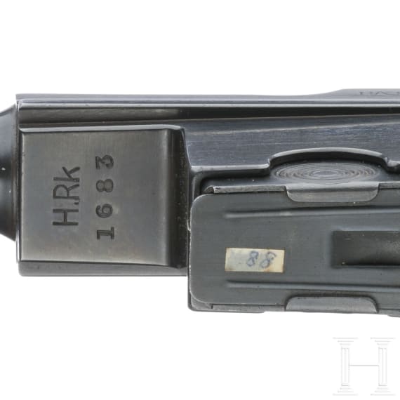 Bergmann Mod. 1910/21, mit Tasche