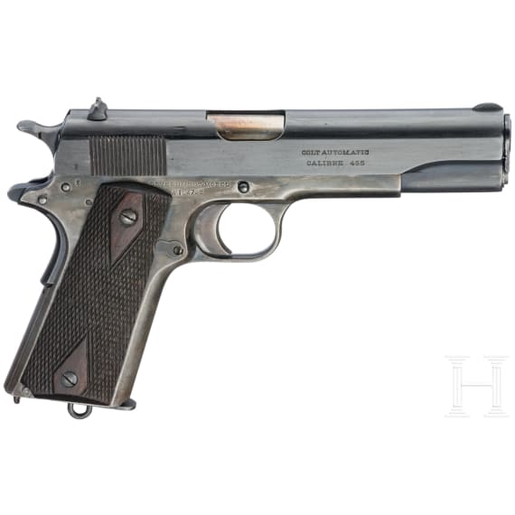 Colt Mod. 1911 Government Mod., British Contract, Royal Air Force, mit Tasche