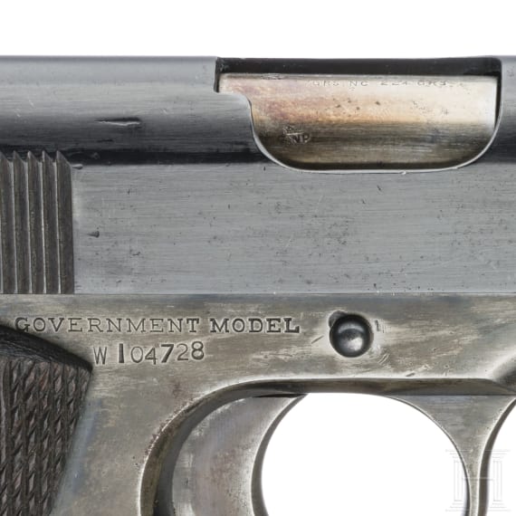 Colt Mod. 1911 Government Mod., British Contract, Royal Air Force, mit Tasche