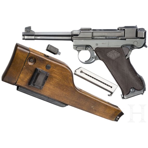 Lahti Mod. L-35, Type 1, with shoulder stock