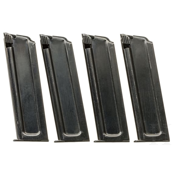 Four magazines for the Colt cal. .22