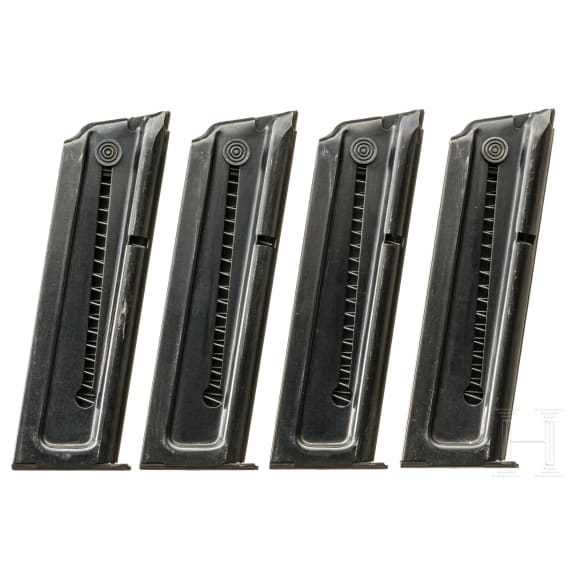 Four magazines for the Colt cal. .22