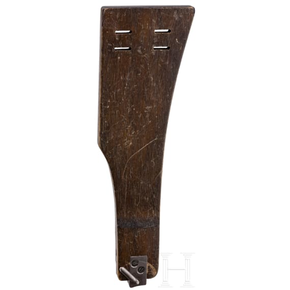 A shoulder stock for a Husqvarna M 40 pistol