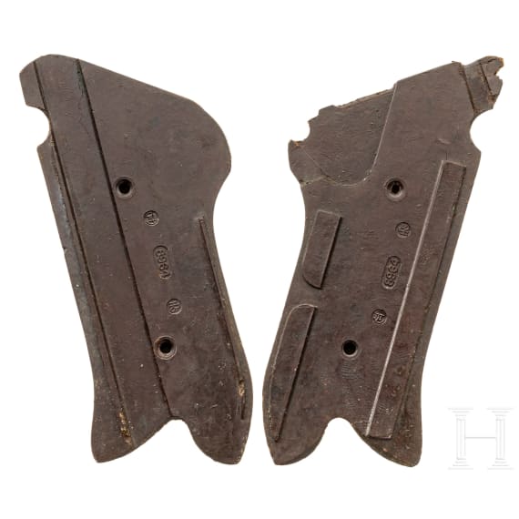 Two grip scales for a Krieghoff Luger