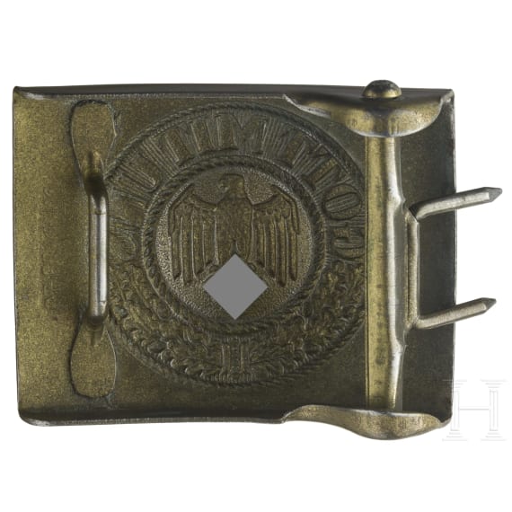 Belt buckle for enlisted men, with belt