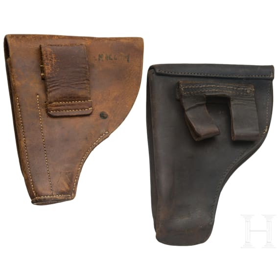 Two holsters for Belgian FN pistols