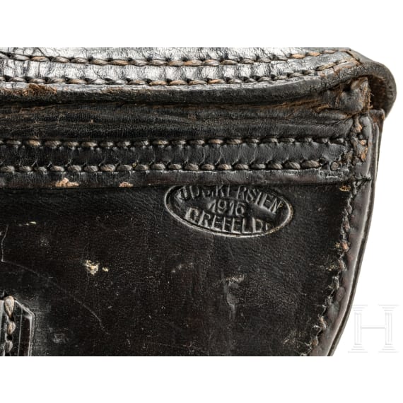 A holster for an Artillery Luger