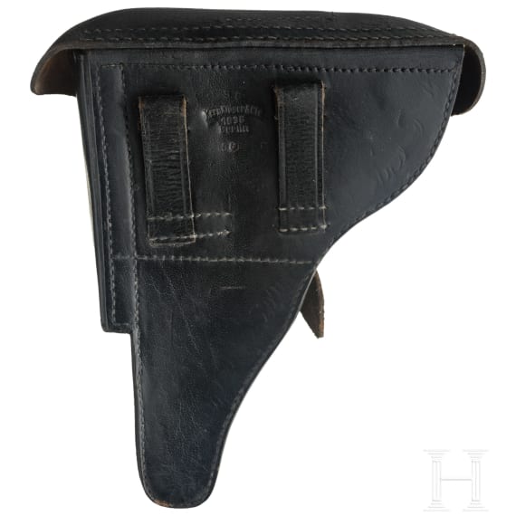 A Luger holster with SS-markings (reproduction)