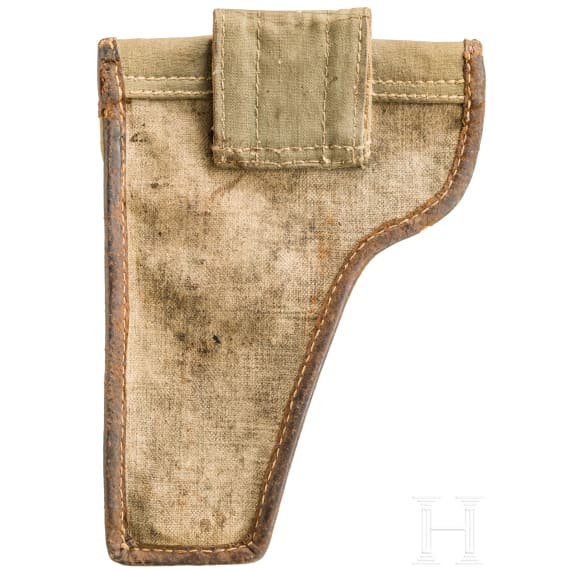 A holster for a Steyr Hahn pistol, made of "Ersatz" material
