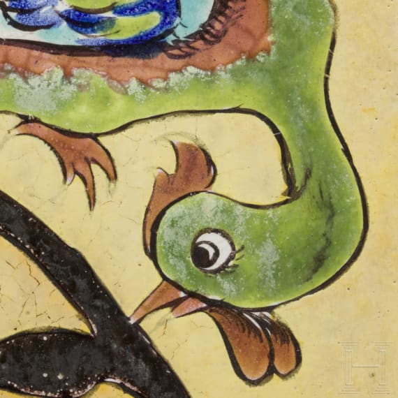 Fliese, persisch, um 1700