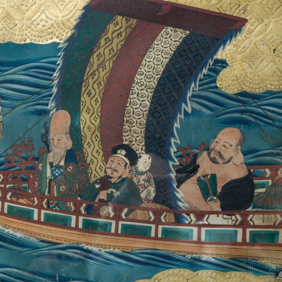 Sieben Glücksgötter, Japan, späte Meiji-Zeit