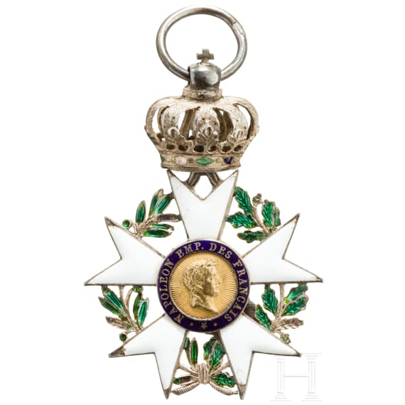 Carl Askan Verri della Bosia (1790 - 1878) - Orden der Ehrenlegion und Verleihungsurkunde, Erstes Kaiserreich