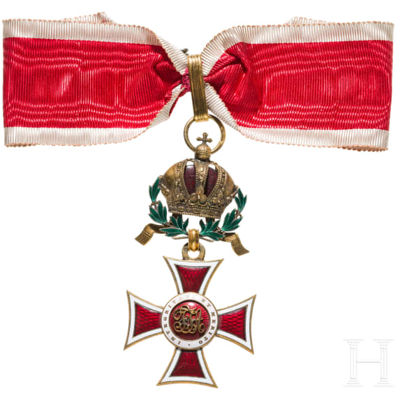 Leopold-Orden, Kommandeurskreuz mit Kriegsdekoration