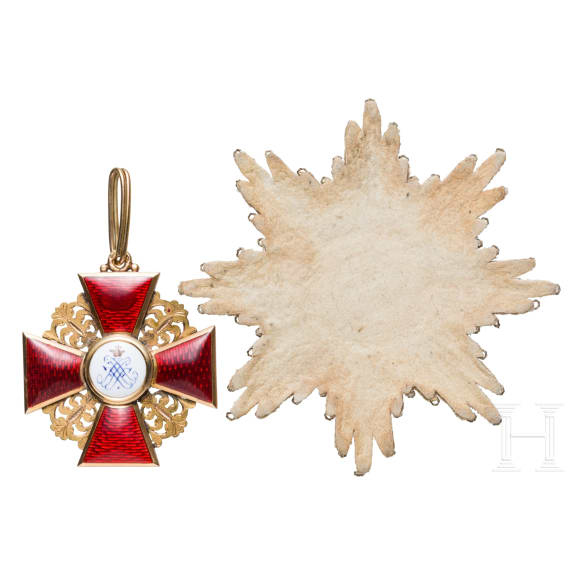 St.-Anna-Orden - Kreuz 1. Klasse, Russland, 1. H&auml;lfte 19. Jhdt.