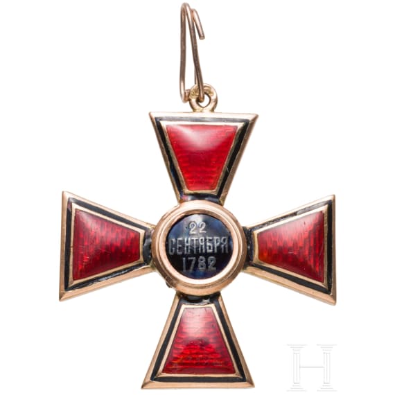 St.-Wladimir-Orden - Kreuz 4. Klasse, Russland, um 1910