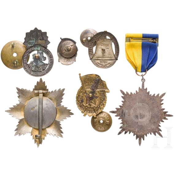Orden des Edlen Buchara - silberner und vergoldeter Ordensstern, Russland, um 1900