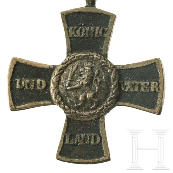 Vier Militärdenkzeichen 1813/1814