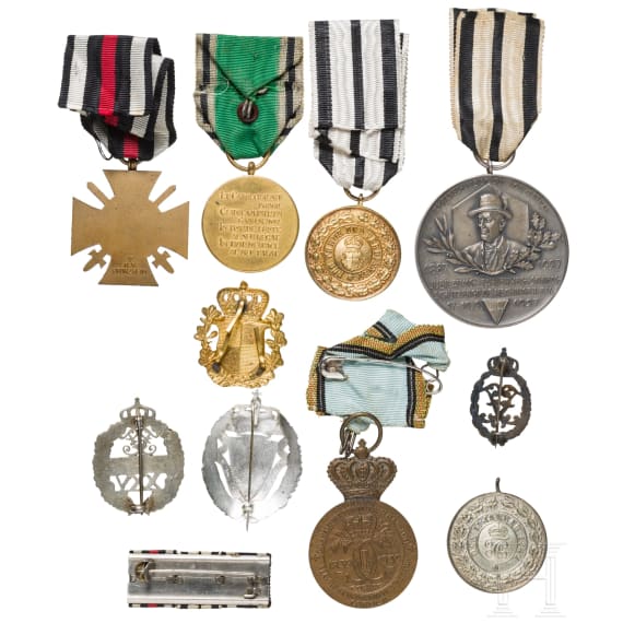 Auszeichnungen eines Beamten oder Bediensteten des Fürstenhauses Hohenzollern
