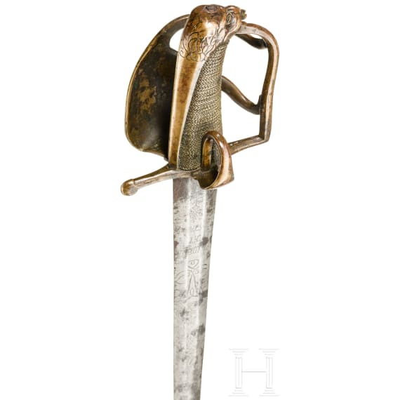 Pallasch M 1705 aus der Regierungszeit von König Frederik IV., 1699 - 1730