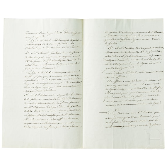 Napoleon I. - eigenh&auml;ndige Apostille vom 31.10.1810
