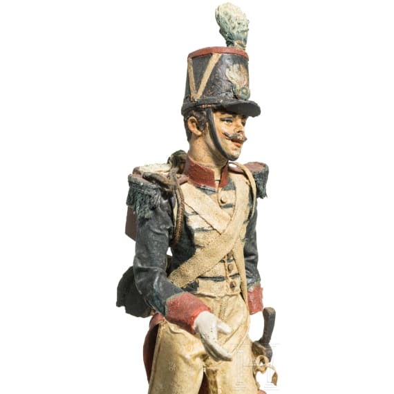 Sechs Uniformfiguren der franz&ouml;sischen Infanterie, 1. H&auml;lfte 19. Jhdt.