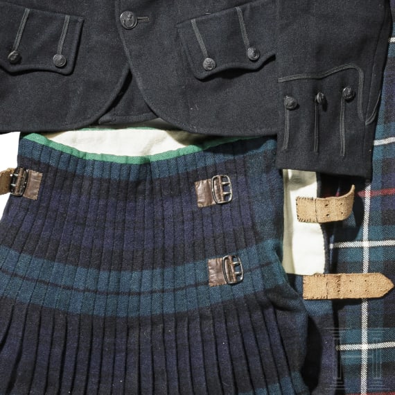 Uniform f&uuml;r Angeh&ouml;rige der Scottish Rifles, datiert 1913