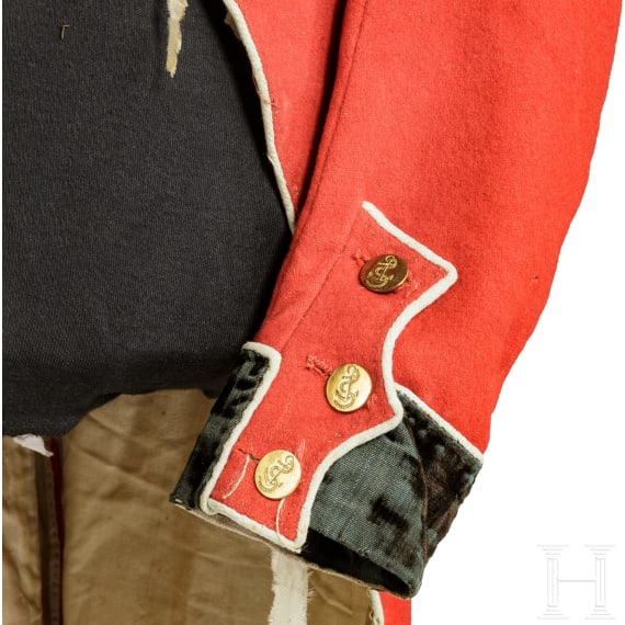 Rock und Hose eines Angehörigen der maltesischen Marine, 1. Viertel 19. Jhdt.