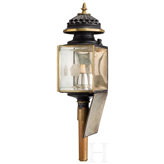 Kaiserin Elisabeth von &Ouml;sterreich &ndash; Kutschlampe eines Landauletts, um 1870/80