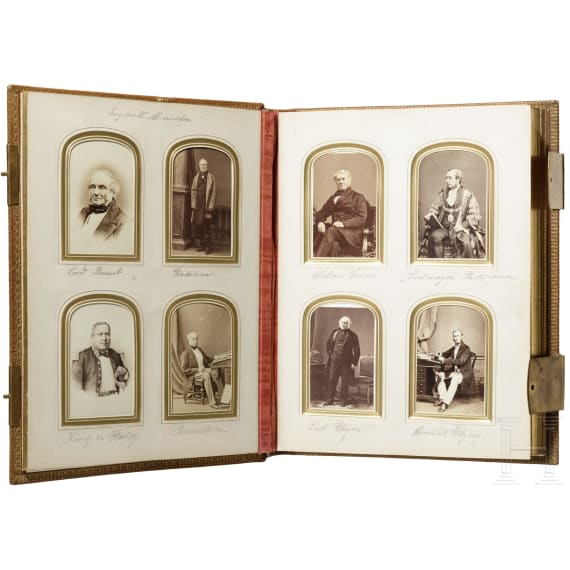 Kaiserin Elisabeth von &Ouml;sterreich - Fotoalbum mit Pers&ouml;nlichkeiten des 19. Jhdts.