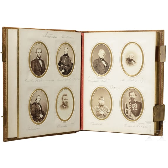 Kaiserin Elisabeth von &Ouml;sterreich - Fotoalbum mit Pers&ouml;nlichkeiten des 19. Jhdts.