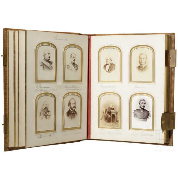 Kaiserin Elisabeth von &Ouml;sterreich - Fotoalbum mit Pers&ouml;nlichkeiten des 19. Jhdts.