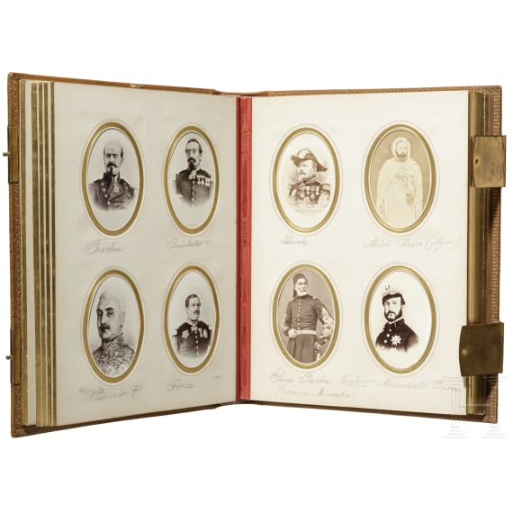 Kaiserin Elisabeth von &Ouml;sterreich - Fotoalbum mit Pers&ouml;nlichkeiten des 19. Jhdts.