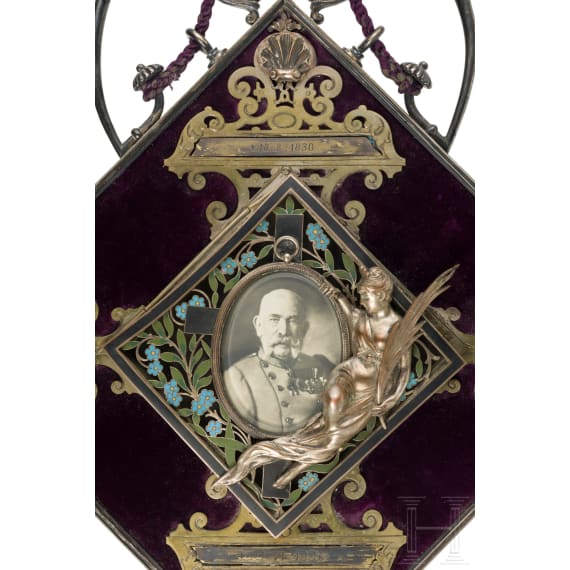 Erzherzogin Marie Valerie von &Ouml;sterreich - Erinnerungsschrein an ihre Eltern, gefertigt vom k.u.k. Hoflieferanten August Klein, wohl 1916