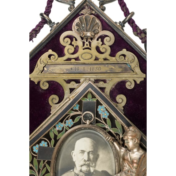 Erzherzogin Marie Valerie von &Ouml;sterreich - Erinnerungsschrein an ihre Eltern, gefertigt vom k.u.k. Hoflieferanten August Klein, wohl 1916