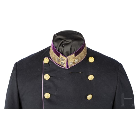Uniformnachlass eines h&ouml;heren k.u.k. Justizbeamten im Rang eines Oberintendanten 1. Klasse, datiert 1895