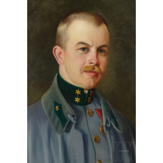 R. Wachtel - Oberleutnant der k.u.k. Infanterie, um 1900
